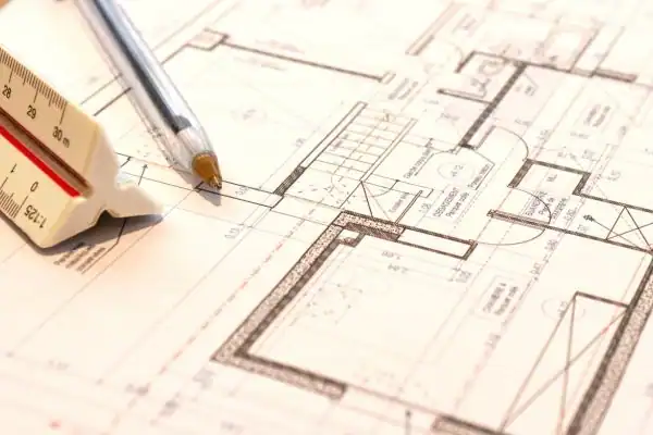 Image of architect London drawings