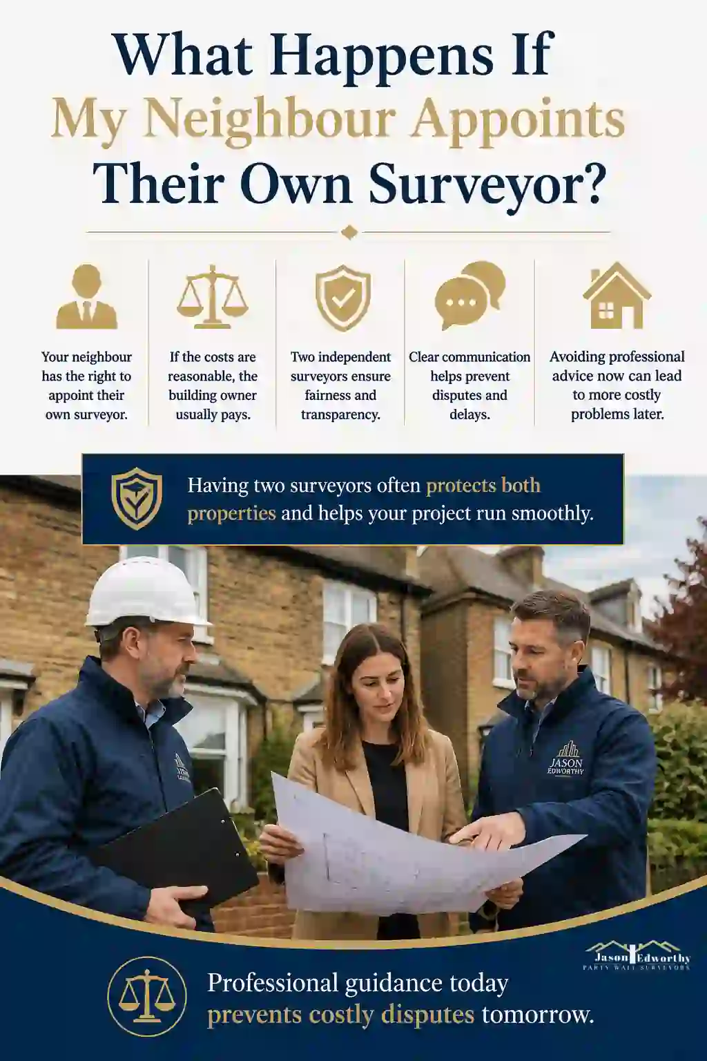 What Happens If My Neighbour Appoints Their Own Surveyor London?