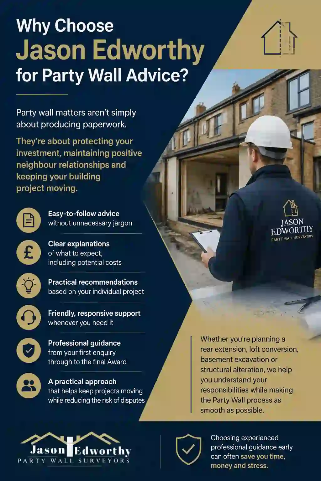 Why Choose Jason Edworthy for Party Wall Advice London?